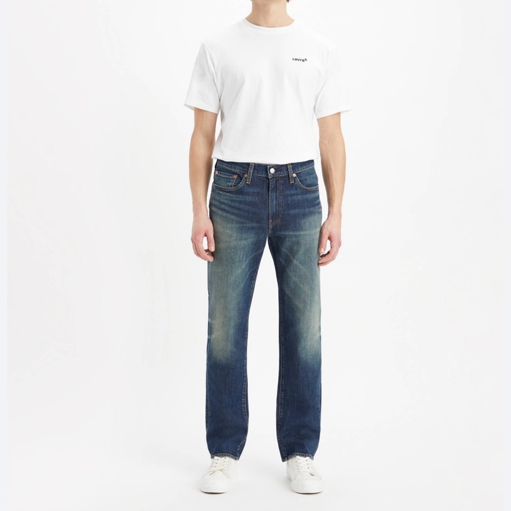 Levi's 514 Men’s Blue Straight Jeans with Classic Style‎ Size 36W
